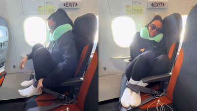 「機上最爽睡姿」TikTok瘋傳！　專家警告1後果恐致命
