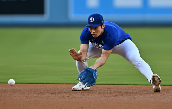 ▲洛杉磯道奇隊韓籍內野手金慧成。（圖／達志影像／美聯社）