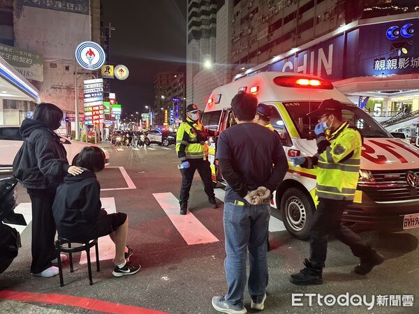 ▲台中北屯車禍。（圖／記者許權毅攝）