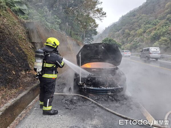 ▲▼南投火燒車。（圖／記者高堂堯翻攝）