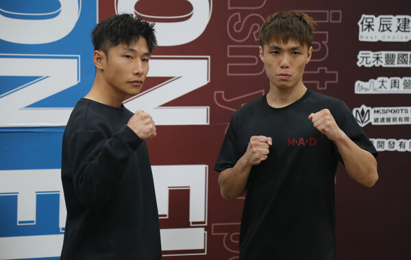 ▲許誌宸（左）、何哲均。（圖／中華拳擊協會提供）