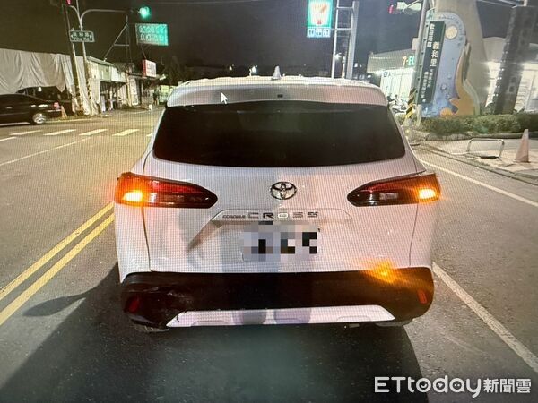 ▲▼男子毒駕撞車。（圖／記者賴文萱翻攝）