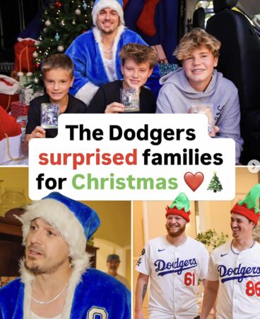 ▲赫南德茲（Kik&eacute;&nbsp;Hern&aacute;ndez）化身聖誕老人送暖。（圖／截自IG:topps）