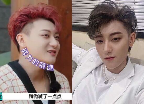 ▲黃子韜婚後幸福肥。（圖／翻攝自微博）