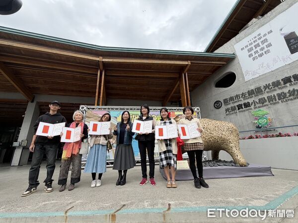 ▲「竹境．時光流」左鎮竹工藝展在左鎮化石園區登場，結合化石自然史與在地竹藝，展開跨越億萬年的文化對話。（記者林東良翻攝，下同）