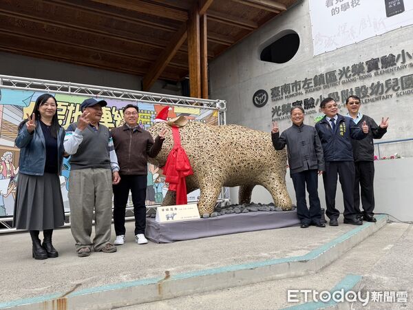 ▲「竹境．時光流」左鎮竹工藝展在左鎮化石園區登場，結合化石自然史與在地竹藝，展開跨越億萬年的文化對話。（記者林東良翻攝，下同）