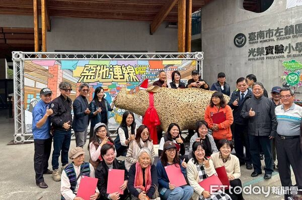 ▲「竹境．時光流」左鎮竹工藝展在左鎮化石園區登場，結合化石自然史與在地竹藝，展開跨越億萬年的文化對話。（記者林東良翻攝，下同）