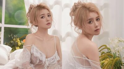 饅頭媽倒數2月卸貨！「蕾絲透視衣」辣曬孕肚　真實身材被拍