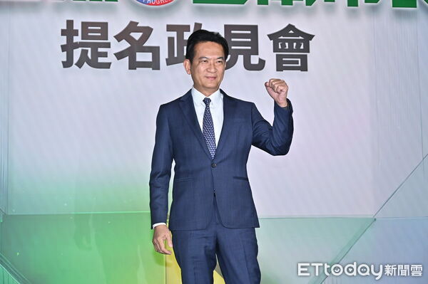 ▲▼2026民進黨台南市長提名政見會，林俊憲受訪。（圖／記者李毓康攝）