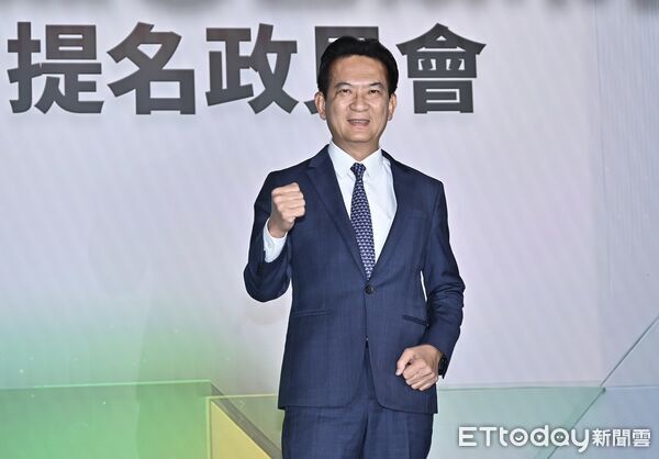 ▲▼2026民進黨台南市長提名政見會，林俊憲受訪。（圖／記者李毓康攝）