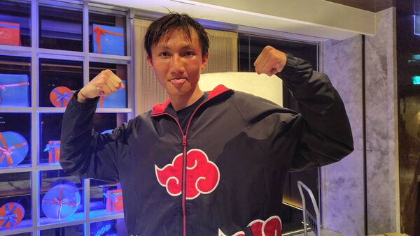 ▲IRON FIST環太平洋國際職業拳擊賽，來自台南的高瑋明擊敗孫愷懌拿到職業賽首勝，胸前的「寫輪眼」刺青引起關注。（圖／中華拳擊總會提供）