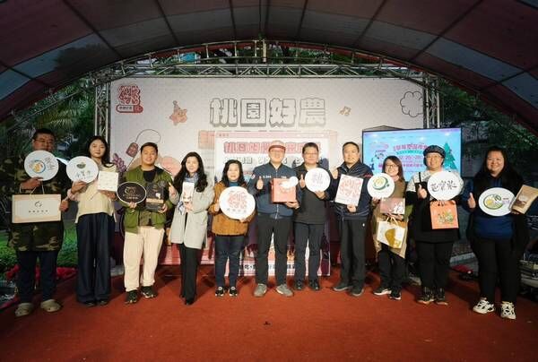 ▲「桃園好農」創千萬商機9項優質農產新品首亮相