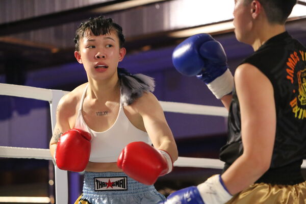 ▲羅于婷擊敗香港泰拳天后歐盈盈。（圖／中華拳擊總會提供）