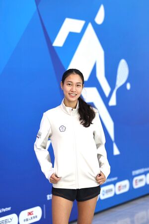 ▲「壁球甜心」王媛來自於運動家族。（圖／TSA動勢運動推廣工作室提供）