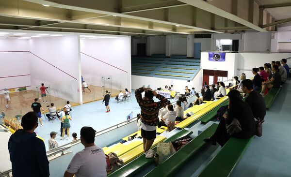 ▲由國手王媛主辦的首屆TSA壁球公開賽，堪稱是南部最多人參與壁球賽。（圖／TSA動勢運動推廣工作室提供）