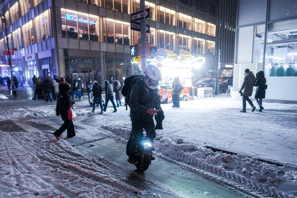 ▲▼ 美國紐約降雪。（圖／路透）