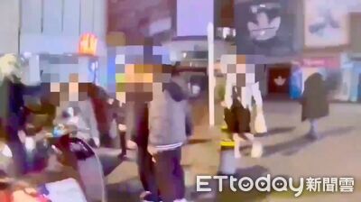 西門町深夜格鬥賽！路人遭按喇叭怒拍車窗理論　2男掛彩互告