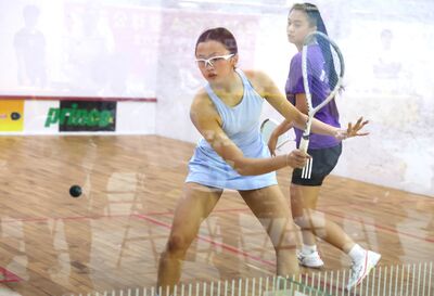 16歲「九頭身甜妹」首屆TSA壁球賽稱后