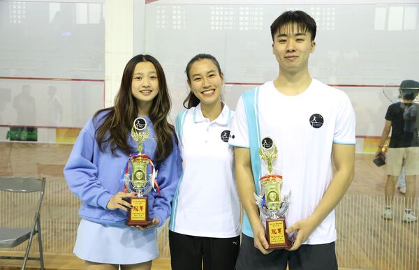 ▲從美國回台參賽的蔡欣倫(右)和徐宛雅拿下男女子A組冠軍。（圖／TSA動勢運動推廣工作室提供）