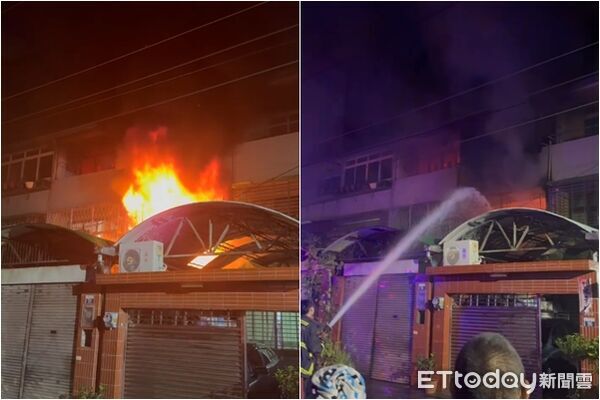 ▲▼台中潭子火警，子死父傷。（圖／民眾提供）