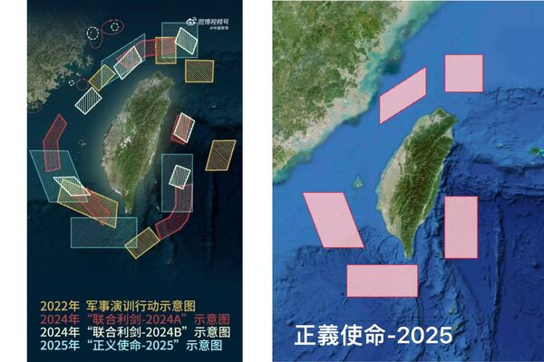 ▲▼  正義使命2025軍演、解放軍、12/29           。（圖／翻攝 中國軍號微博、央視）