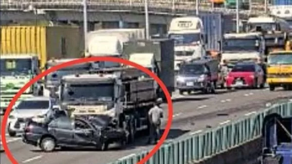 ▲國道三號南下192公里和美路段車禍，釀成1人命危。（圖／記者唐詠絮翻攝）