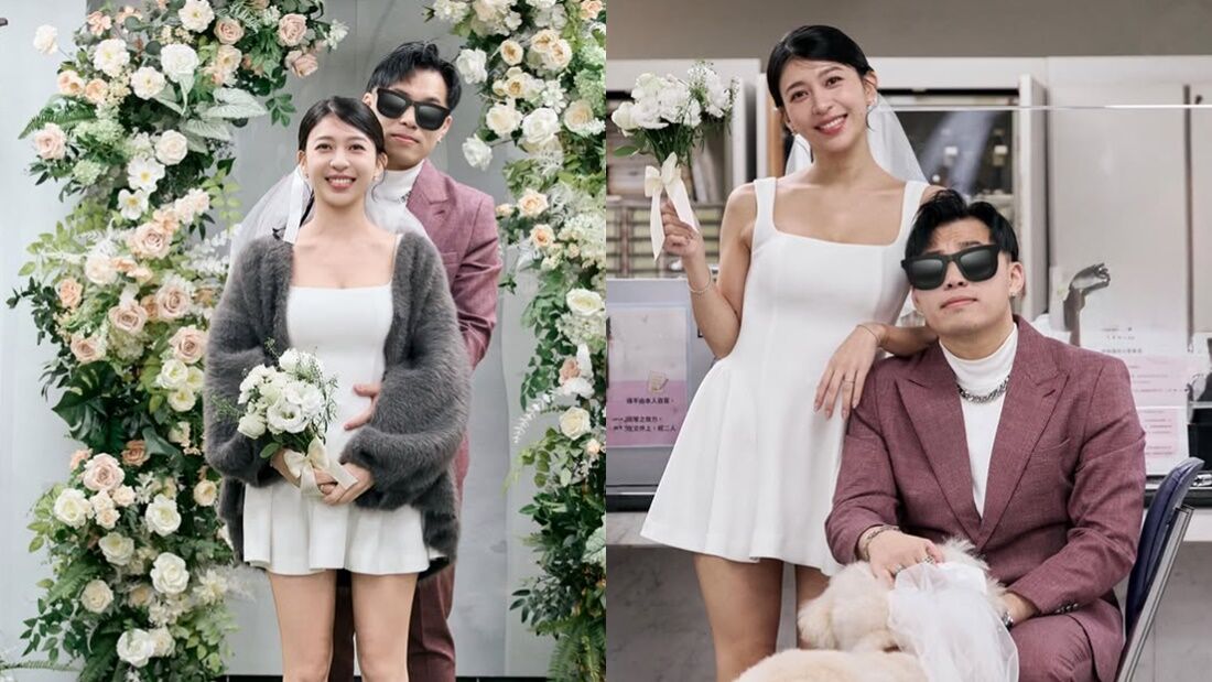 ▲▼小粉紅登記結婚。（圖／翻攝自Instagram／littlepink_abby）