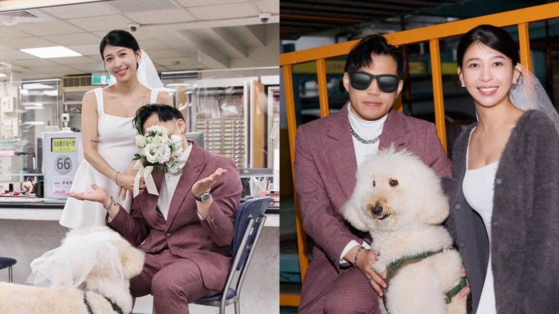 ▲▼小粉紅登記結婚。（圖／翻攝自Instagram／littlepink_abby）