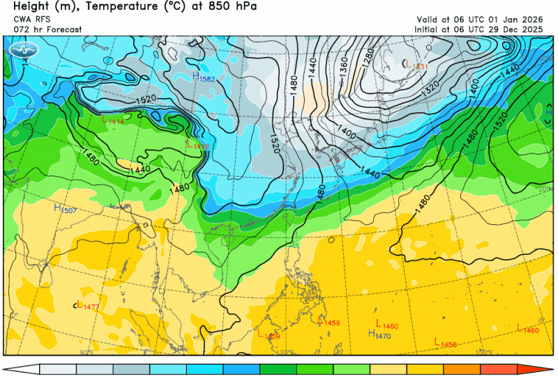 ▲▼             。（圖／中央氣象署）
