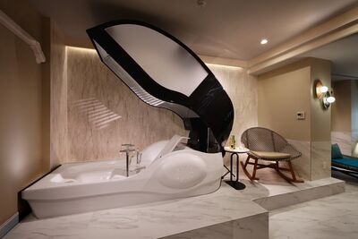 大阪道頓堀飯店引進「自動洗澡機」體驗