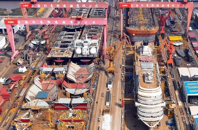 去年中國造船業三大指標連續16年世界第一　新接訂單減5個百分點