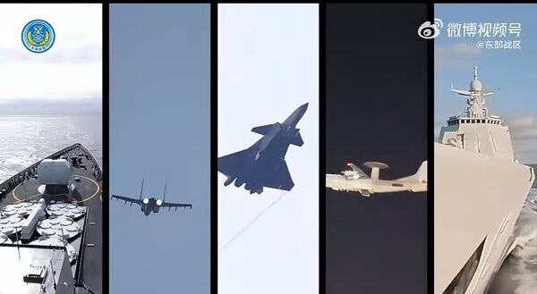 ▲▼ 正義使命2025軍演、2025.12.29、解放軍、共軍            。（圖／翻攝 央視）