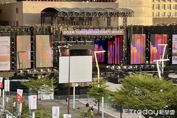 ▲台北最High新年城─2026跨年晚會」將於12月31日晚間登場。（圖／記者鄭佩玟攝）