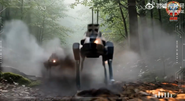 ▲▼共軍環台軍演&hellip;解放軍發布AI影片 暗示日後攻台「將採無人作戰模式」。（圖／翻攝自微博）