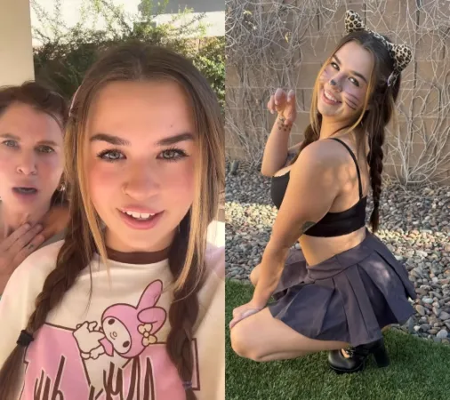 ▲▼教媽媽玩 OnlyFans 竟淪配角！正妹後悔了。（圖／翻攝自Instagram／bubblebabyz0）