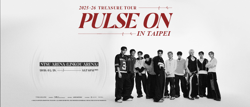 ▲▼2025-26 TREASURE TOUR [PULSE ON] IN TAIPEI。（圖／翻攝自拓元售票）