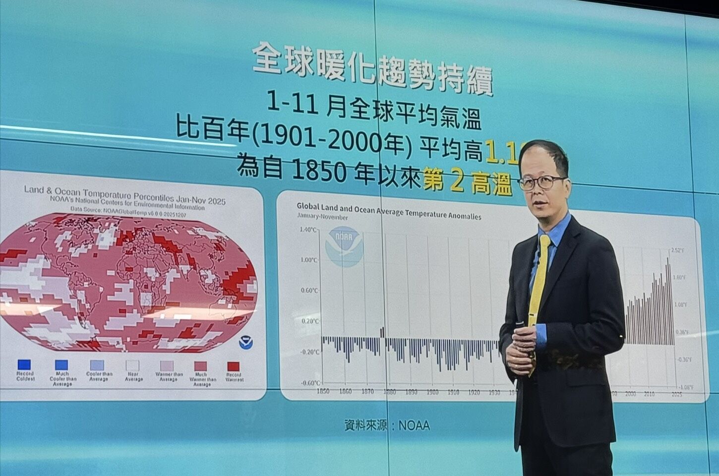 ▲▼氣象署年終記者會。（圖／記者周湘芸攝）