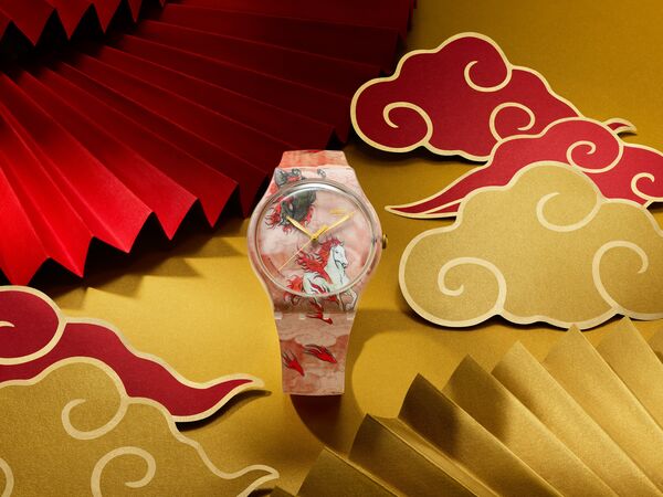 Swatch雙馬奔騰迎新年　火元素裝飾熱情洋溢