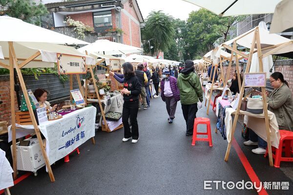 ▲南投縣政府主管宿舍群舉辦《算了啦這條街》市集療癒登場。（圖／南投縣政府提供）