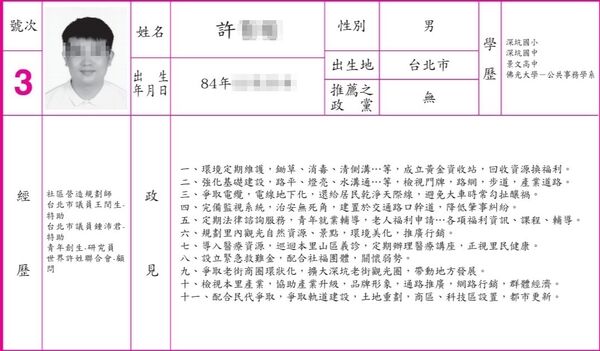 ▲▼三重警方到場時，假幣商許智超向員警解釋泰達幣交易過程，許智超曾在2022年參選里長，曾任2名議員特助             。（圖／記者陳以昇翻攝）