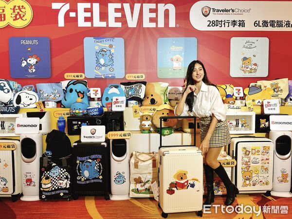▲▼7-11推出130款馬年福袋！10大IP三麗鷗、史努比　頭獎抽特斯拉。（圖／記者林育綾攝）