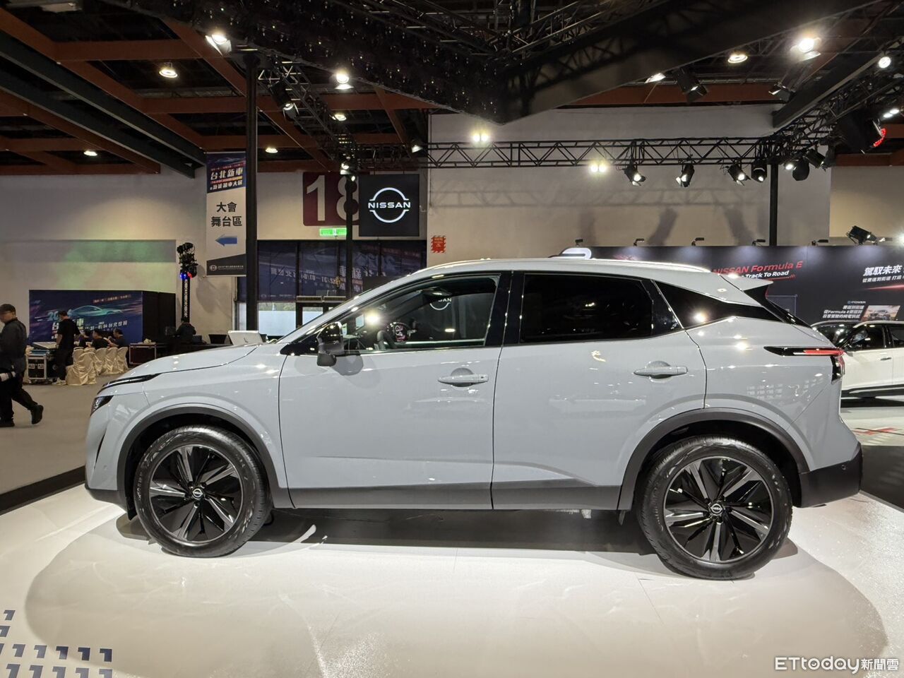 ▲Nissan Qashqai e-Power台北車展現身！預計明年上市。（圖／記者徐煜展攝）