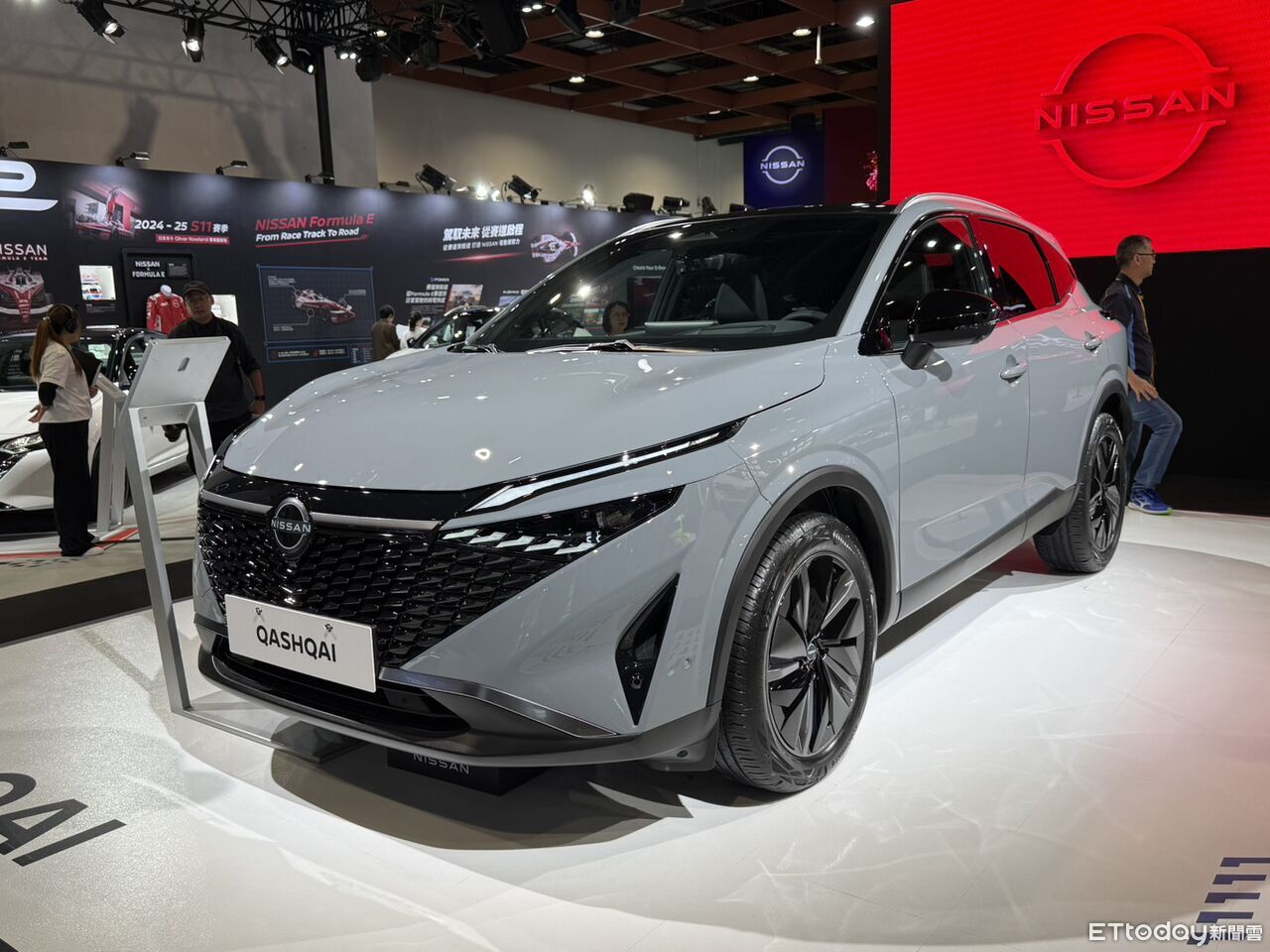 ▲Nissan Qashqai e-Power台北車展現身！預計明年上市。（圖／記者徐煜展攝）