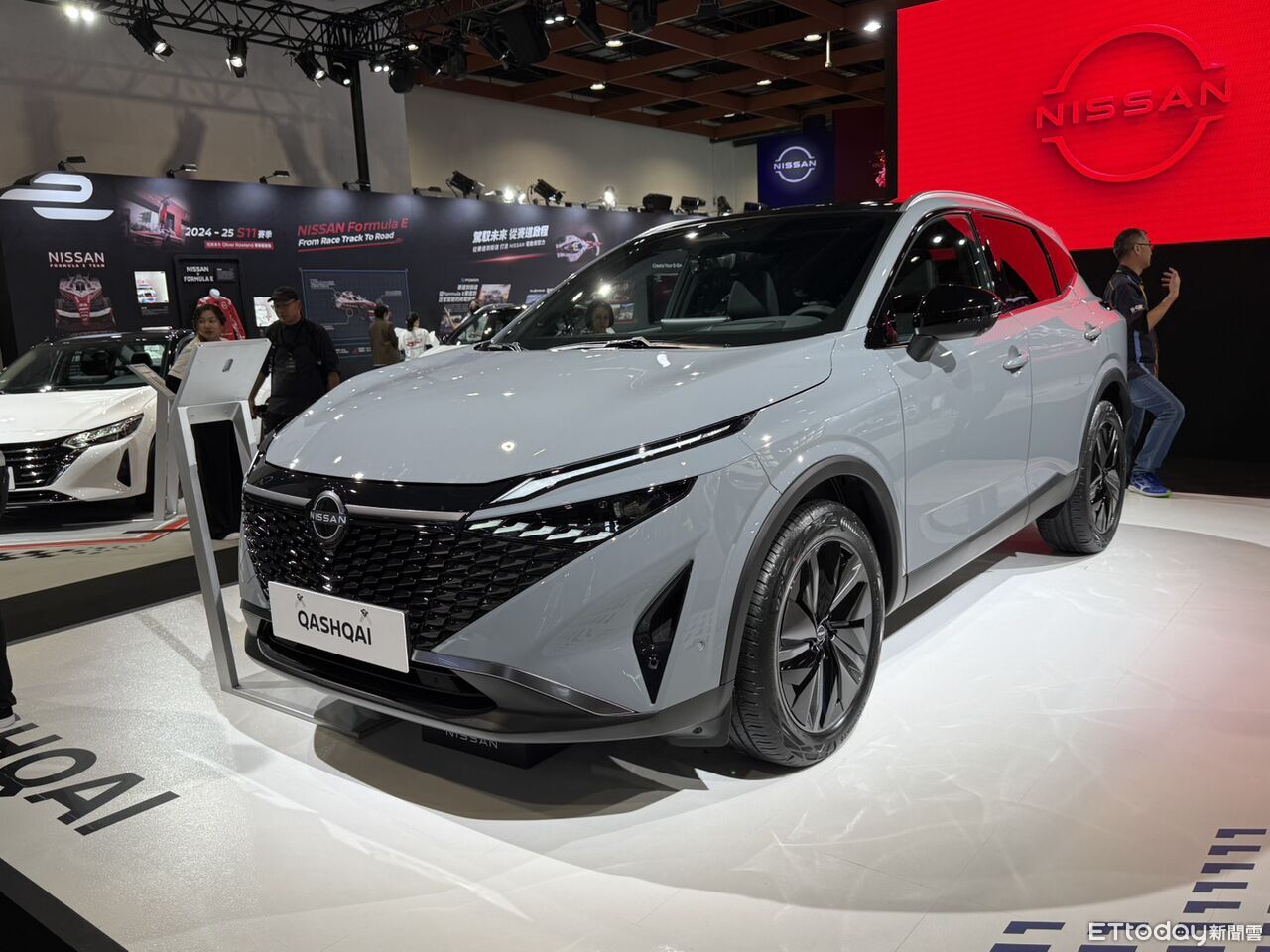 ▲Nissan Qashqai e-Power台北車展現身！預計明年上市。（圖／記者徐煜展攝）