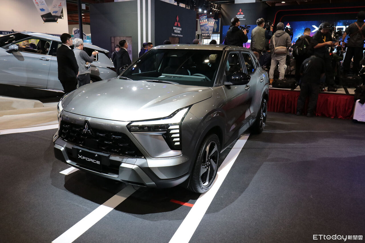 ▲台北車展／三菱「全新國產休旅XForce」發表！雙7人座新車驚喜同台（圖／記者張慶輝攝）