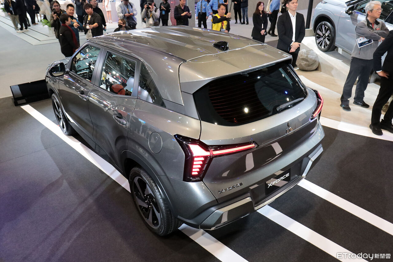 ▲台北車展／三菱「全新國產休旅XForce」發表！雙7人座新車驚喜同台（圖／記者張慶輝攝）