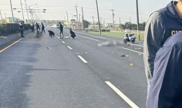 ▲雲林警方封鎖現場蒐證，擴大調閱監視器追查至少2輛肇事車輛。（圖／記者游瓊華翻攝）