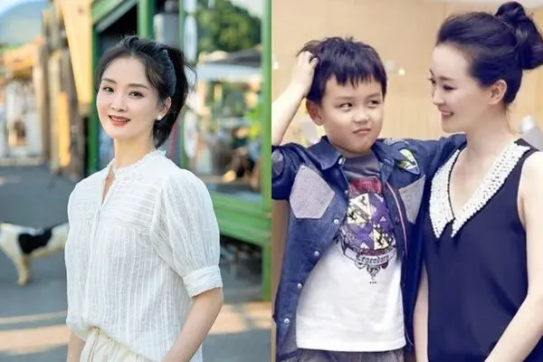 ▲▼《還珠格格》晴兒同框19歲愛子　「肉感弟變北大校草」削尖帥臉瘋傳。（圖／翻攝自微博）