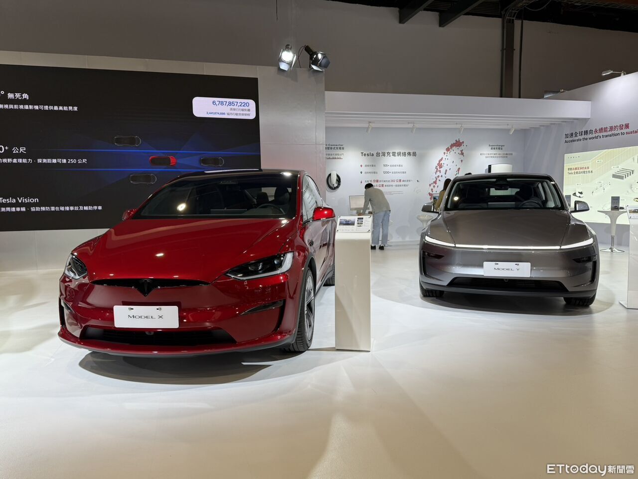 ▲台灣特斯拉推車展現定禮遇！零頭款可購車。（圖／記者徐煜展攝）