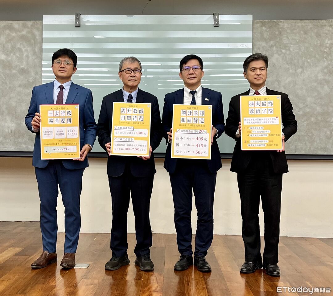 中小學導師費增1千、鐘點費漲20%!教育部「發紅包」估1月入帳